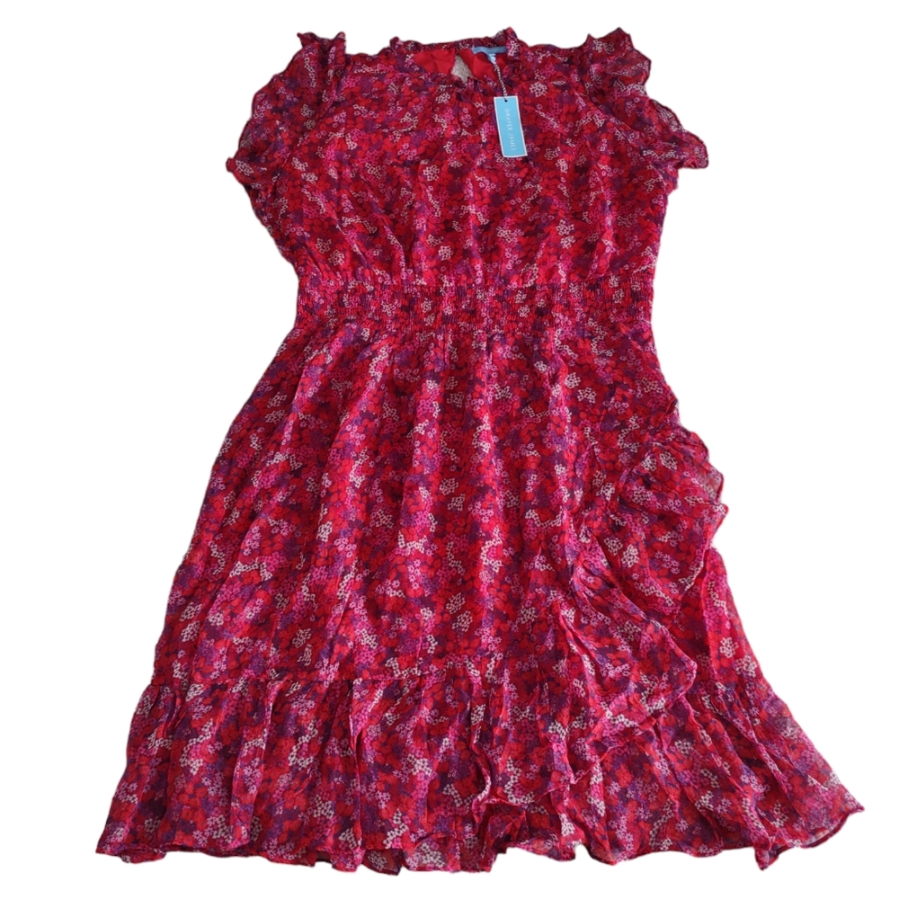 Draper James Kacey Floral Faux Wrap Dress Size XXL